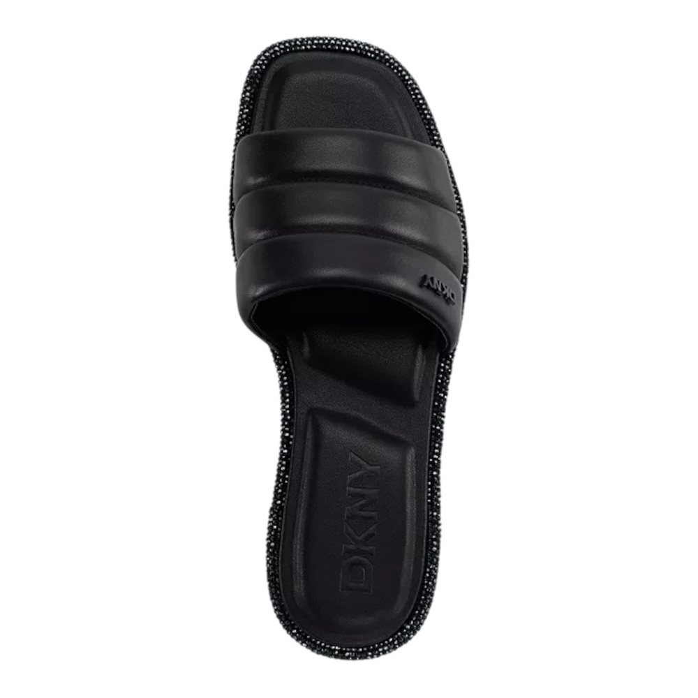 DKNY Bethea Quilted Slip-On Slide Sandals - Picture 4 of 8